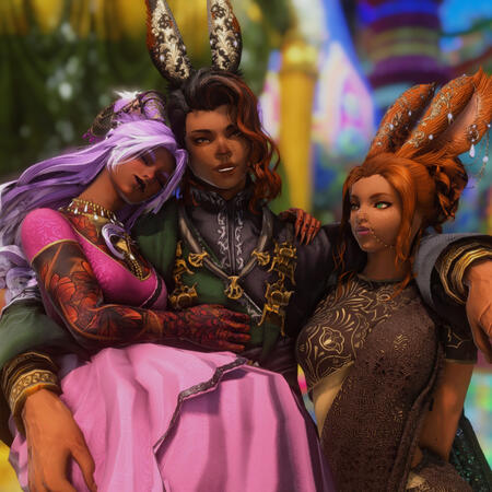 Bell and Tara, Leeja&#39;s beloved grandchildren